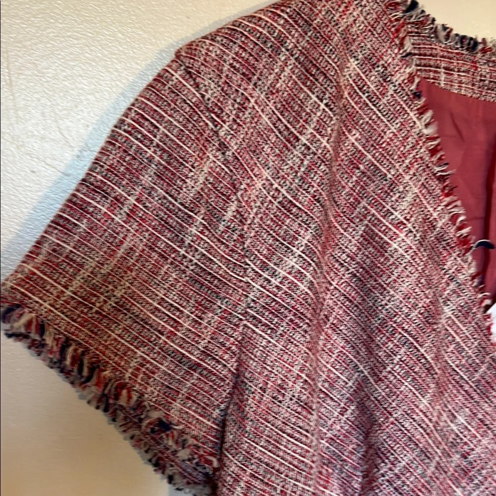 Banana Republic Women's Pink and White Textured Dress - Picture 2 of 5